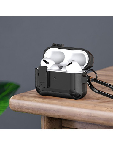 DUX DUCIS PECO - Coque de protection blindée pour AirPods Pro 2 noir