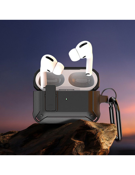 DUX DUCIS PECO - Coque de protection blindée pour AirPods Pro 2 noir