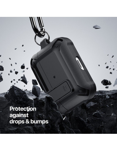 DUX DUCIS PECO - Coque de protection blindée pour AirPods Pro 2 noir