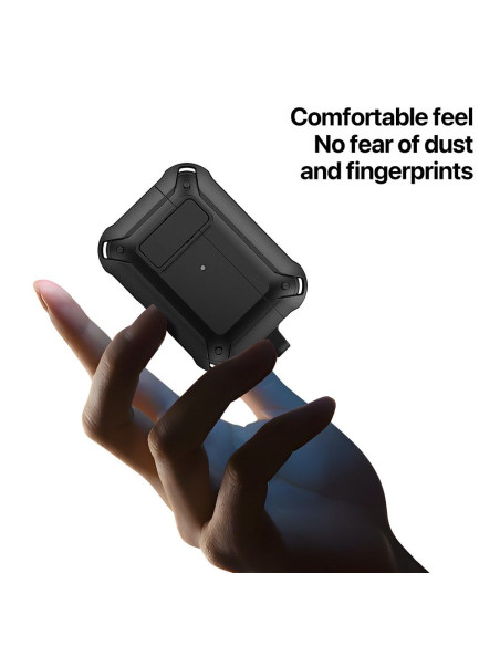 DUX DUCIS PECO - Coque de protection blindée pour AirPods Pro 2 noir
