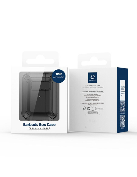 DUX DUCIS PECO - Coque de protection blindée pour AirPods Pro 2 noir