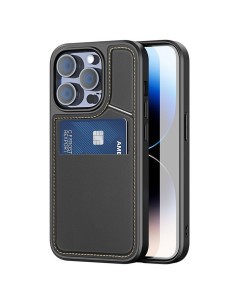 DUX DUCIS Clin - Coque arrière convertible compatible MagSafe pour iPhone 14 Pro
