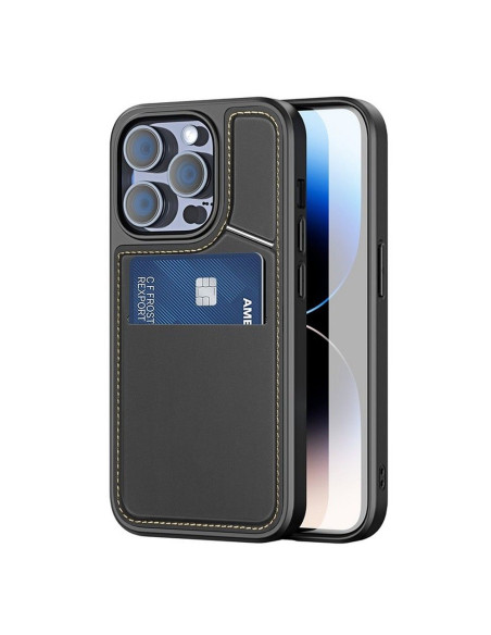 DUX DUCIS Clin - Coque arrière convertible compatible MagSafe pour iPhone 14 Pro Max