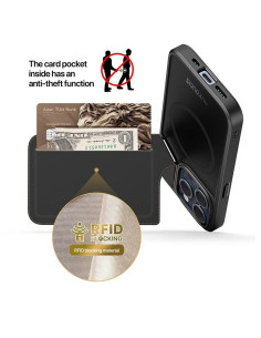 DUX DUCIS Clin - Coque arrière convertible compatible MagSafe pour iPhone 14 Pro Max 2
