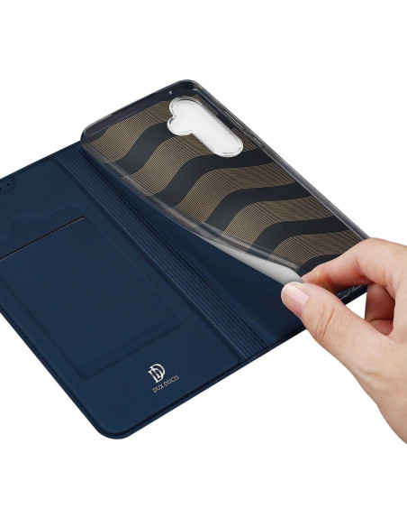 DUX DUCIS Skin Pro - Coque pour Samsung Galaxy A35 bleu