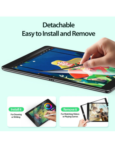 DUX DUCIS Naad - Protection LCD en papier texturé pour iPad 7/8/9 10.2"