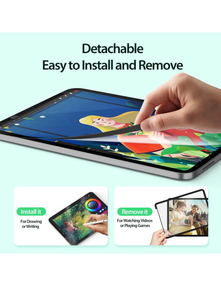 DUX DUCIS Naad - Protection LCD en papier texturé pour iPad Pro 12.9 (2020/2021/2022)