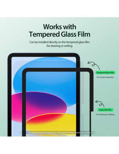 DUX DUCIS Naad - Protection LCD en papier pour iPad 10 (2022)