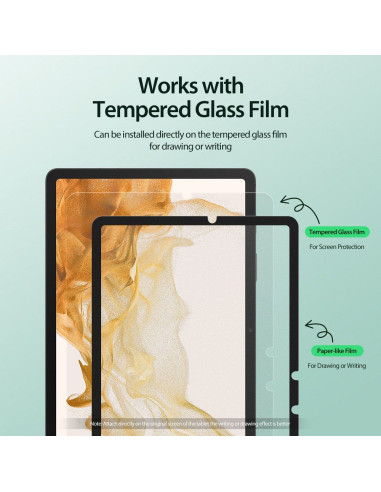 DUX DUCIS Naad - Protection LCD en papier pour Samsung Tab S8/S7