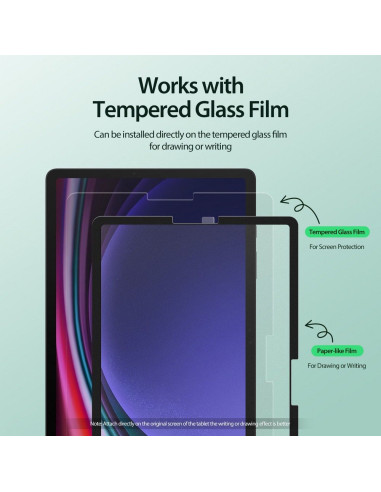 DUX DUCIS Naad - Protection LCD en papier pour Samsung Tab S9