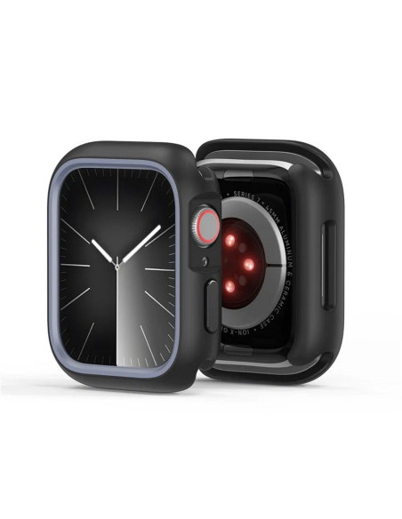 DUX DUCIS BAMO Coque pour Apple Watch 7 / 8 / 9 41 mm noir gris