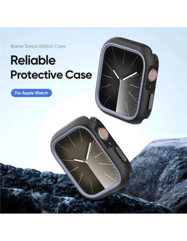 DUX DUCIS BAMO Coque pour Apple Watch 7 / 8 / 9 41 mm noir gris