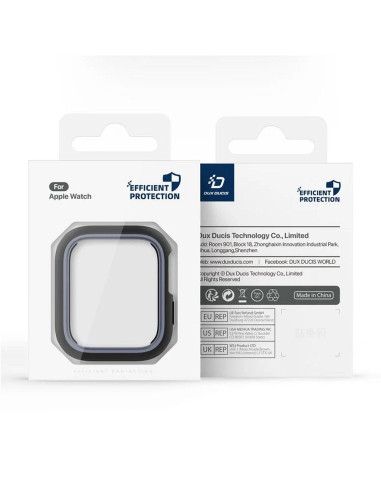 DUX DUCIS BAMO Coque pour Apple Watch 7 / 8 / 9 41 mm noir gris