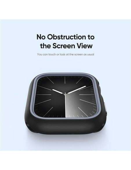 DUX DUCIS BAMO Coque pour Apple Watch 7 / 8 / 9 45 mm noir gris