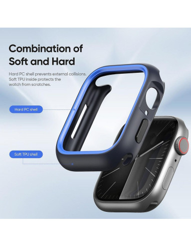DUX DUCIS case BAMO for Apple Watch 7 / 8 / 9 45 mm midnight blue