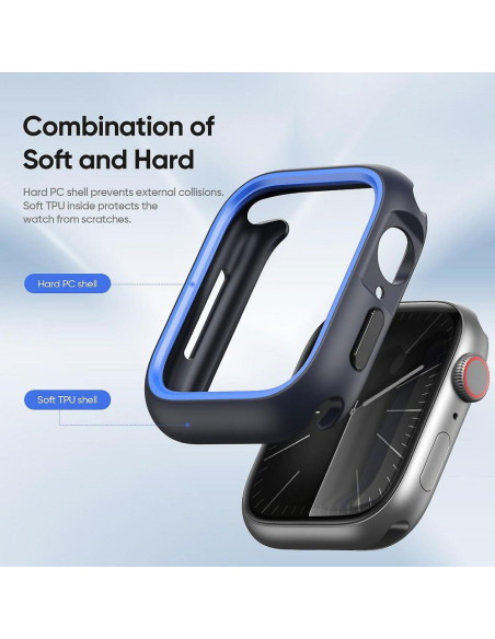 DUX DUCIS case BAMO for Apple Watch 7 / 8 / 9 45 mm midnight blue