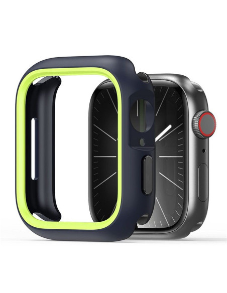DUX DUCIS BAMO Coque pour Apple Watch 7 / 8 / 9 45 mm noir et vert