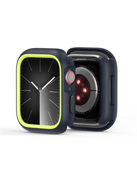 DUX DUCIS BAMO Coque pour Apple Watch 7 / 8 / 9 45 mm noir et vert