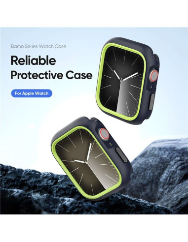DUX DUCIS BAMO Coque pour Apple Watch 7 / 8 / 9 45 mm noir et vert