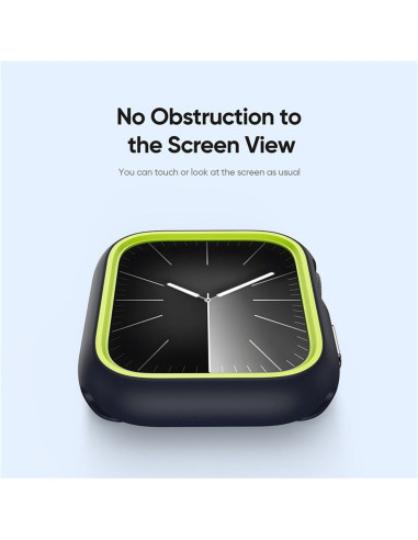 DUX DUCIS BAMO Coque pour Apple Watch 7 / 8 / 9 45 mm noir et vert