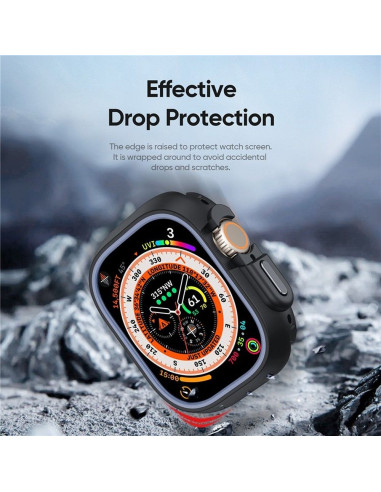 DUX DUCIS BAMO Coque pour Apple Watch Ultra / Ultra 2 49 mm noir gris