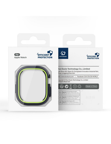 DUX DUCIS BAMO Coque pour Apple Watch Ultra / Ultra 2 49 mm noir et vert