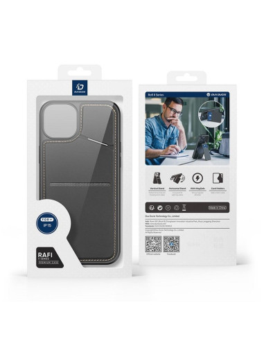 DUX DUCIS Clin - Coque arrière Case compatible avec MagSafe pour iPhone 15