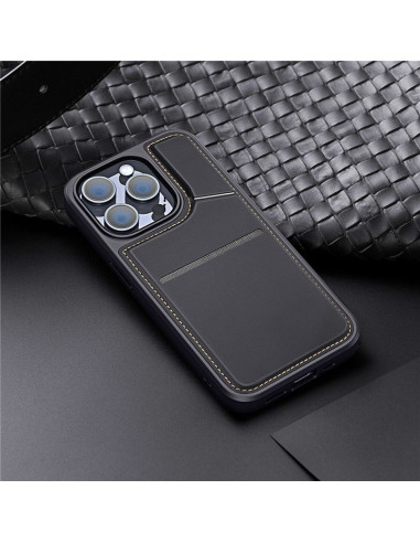 DUX DUCIS Clin - Coque arrière convertible compatible MagSafe pour iPhone 15 Pro