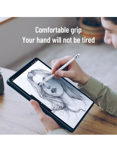 DUX DUCIS Stylus - Stylet pour iPad avec chargement sans fil et écran blanc