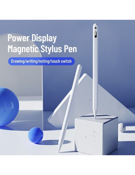 DUX DUCIS Stylus - Stylet pour iPad avec chargement sans fil et écran blanc