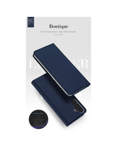 DUX DUCIS Skin Pro - Coque à rabat pour Samsung Galaxy S24 bleu 2