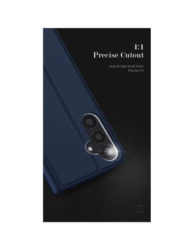 DUX DUCIS Skin Pro - Coque à rabat pour Samsung Galaxy S24 bleu