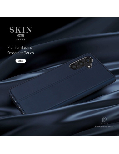 DUX DUCIS Skin Pro - Coque à rabat pour Samsung Galaxy S24 bleu