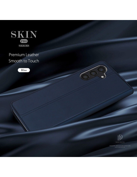 DUX DUCIS Skin Pro - Coque à rabat pour Samsung Galaxy S24 bleu