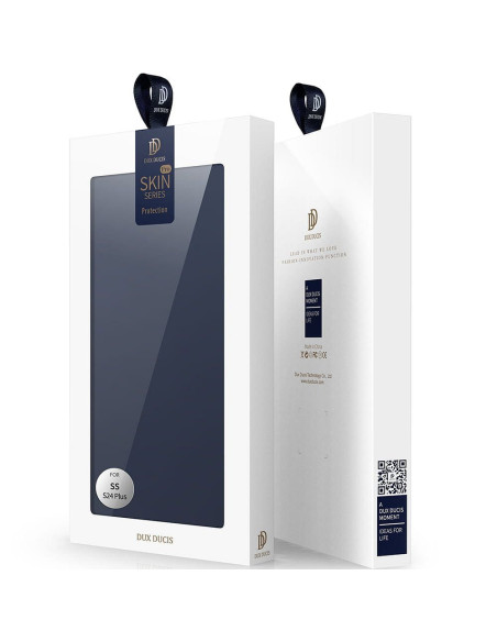 DUX DUCIS Skin Pro - Coque à rabat pour Samsung Galaxy S24 Plus bleu