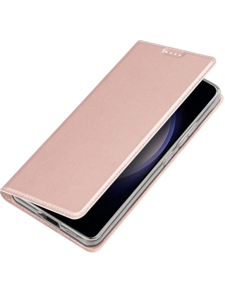 DUX DUCIS Skin Pro - Coque à rabat pour Samsung Galaxy S24 Plus rose