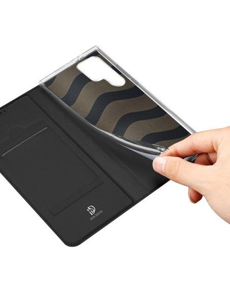 DUX DUCIS Skin Pro - Coque à rabat pour Samsung Galaxy S24 Ultra noir