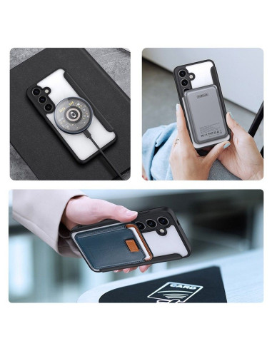 DUX DUCIS Skin X Pro - Coque compatible MagSafe pour Samsung S24 Plus noir