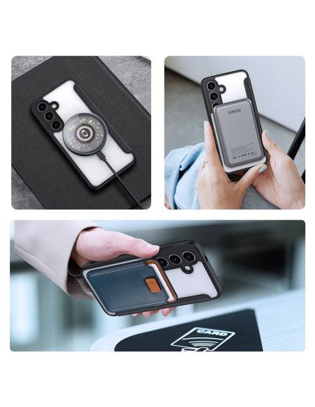 DUX DUCIS Skin X Pro - Coque compatible MagSafe pour Samsung S24 Plus noir