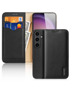 DUX DUCIS Hivo - Case en cuir pour Samsung Galaxy S24 Plus noir