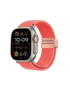 DUX DUCIS MIXTURE PRO Bracelet tressé pour Apple Watch 42 / 44 / 45 / 49 mm goyave