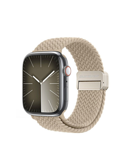 DUX DUCIS MIXTURE PRO Bracelet tressé pour Apple Watch 42 / 44 / 45 / 49 mm beige clair