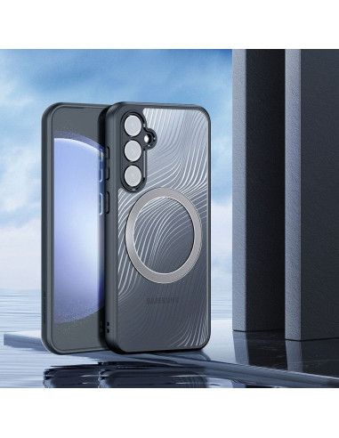 DUX DUCIS Aimo Mag - Case blindée compatible MagSafe pour Samsung Galaxy S23FE noir
