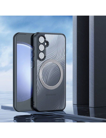 DUX DUCIS Aimo Mag - Case blindée compatible MagSafe pour Samsung Galaxy S23FE noir