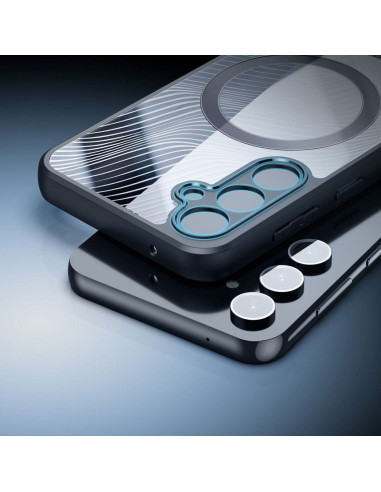 DUX DUCIS Aimo Mag - Case blindée compatible MagSafe pour Samsung Galaxy S23FE noir