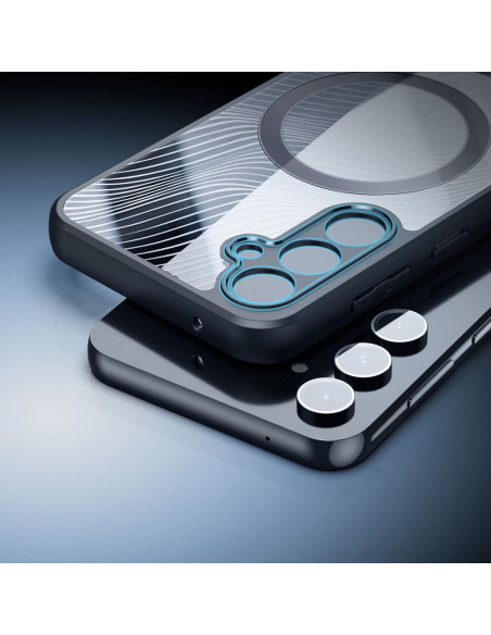 DUX DUCIS Aimo Mag - Case blindée compatible MagSafe pour Samsung Galaxy S23FE noir