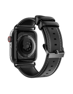 DUX DUCIS YA - Bracelet en cuir véritable pour Apple Watch 38/40/41mm noir 2