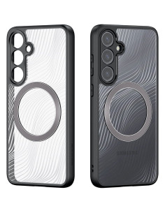 DUX DUCIS Aimo Mag - Case blindée compatible MagSafe pour Samsung Galaxy S24 noir 2