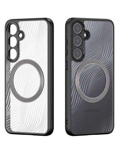 DUX DUCIS Aimo Mag - Case blindée compatible MagSafe pour Samsung Galaxy S24 noir