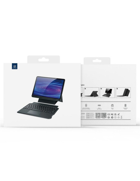 DUX DUCIS DK Case pliante avec clavier sans fil pour SAMSUNG Tab S9 noir